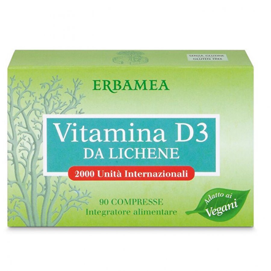  Vitamina D3 da Lichene - Integratore Alimentare per il Benessere dell’Organismo - 90 Compresse - Potenziamento Immunitario Naturale