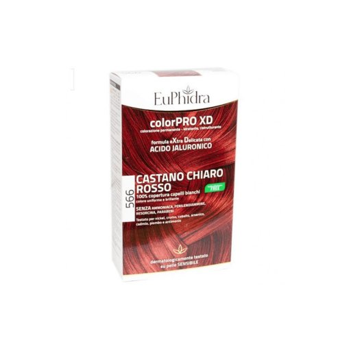 EuPhidra ColorPro XD - Colorazione Permanente 566 Castano Chiaro Rosso