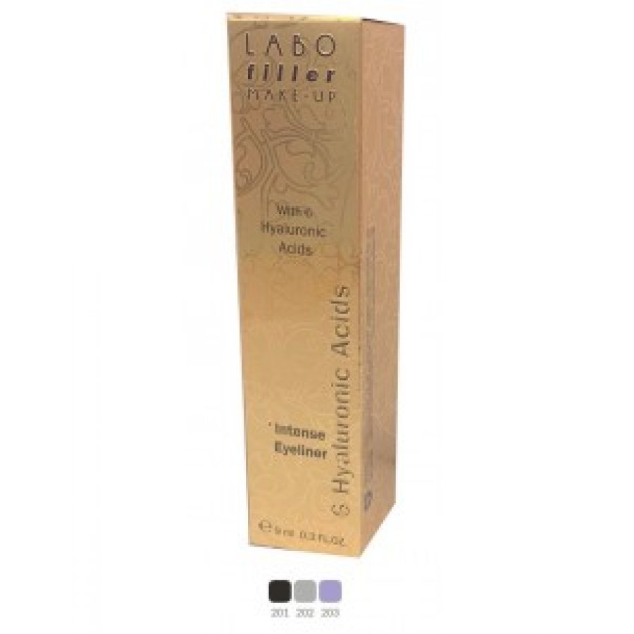 Labo Eyeliner Tratto Intenso e Deciso 202 - Eyeliner Professionale con 6 Acidi Ialuronici, 9ml