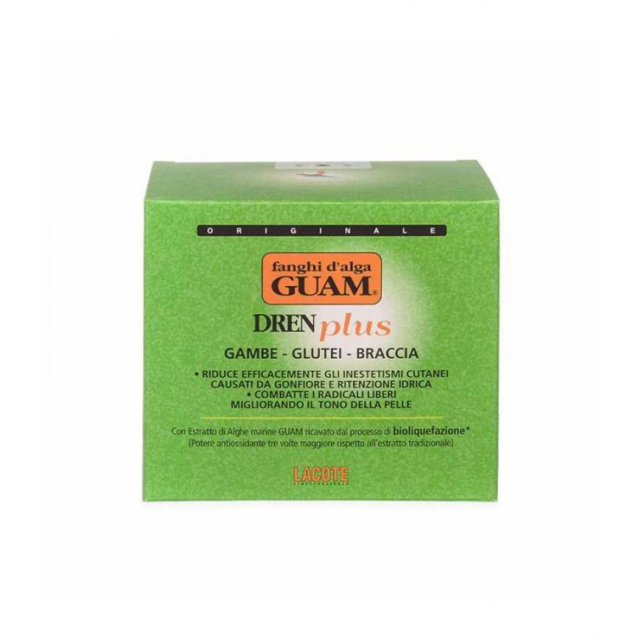 Guam - Fanghi D'Alga Dren Plus Anti-Cellulite 1kg, Rimedio Naturale per una Pelle Tonica