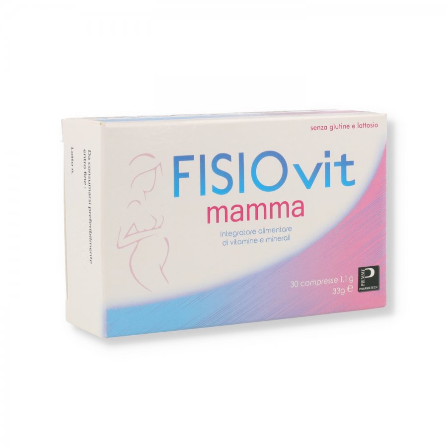 Piemme Pharmatech Fisiovit Mamma - Integratore Alimentare - 30 compresse