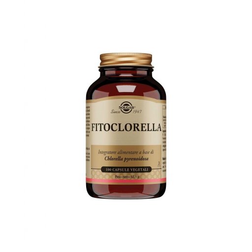 Solgar - Fitoclorella 100 Capsule Vegetali - Integratore Detox Naturale