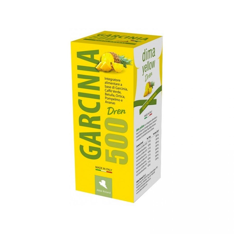 Abbe Roland Garcinia Dren 500 Ananas Integratore Alimentare 500 ml - Drenaggio e Metabolismo