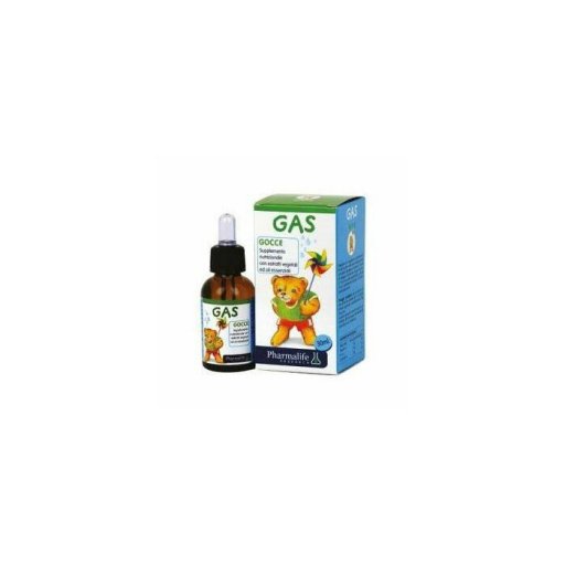 Gas Bimbi Gocce 30 ml - Integratore Alimentare per Eliminazione dei Gas Intestinali nei Bambini