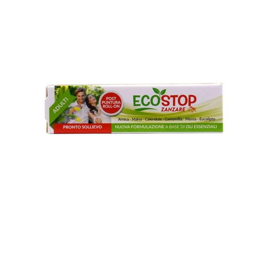 Ecostop Roll-On Post Puntura 20ml – Naturale, Lenitivo per Adulti