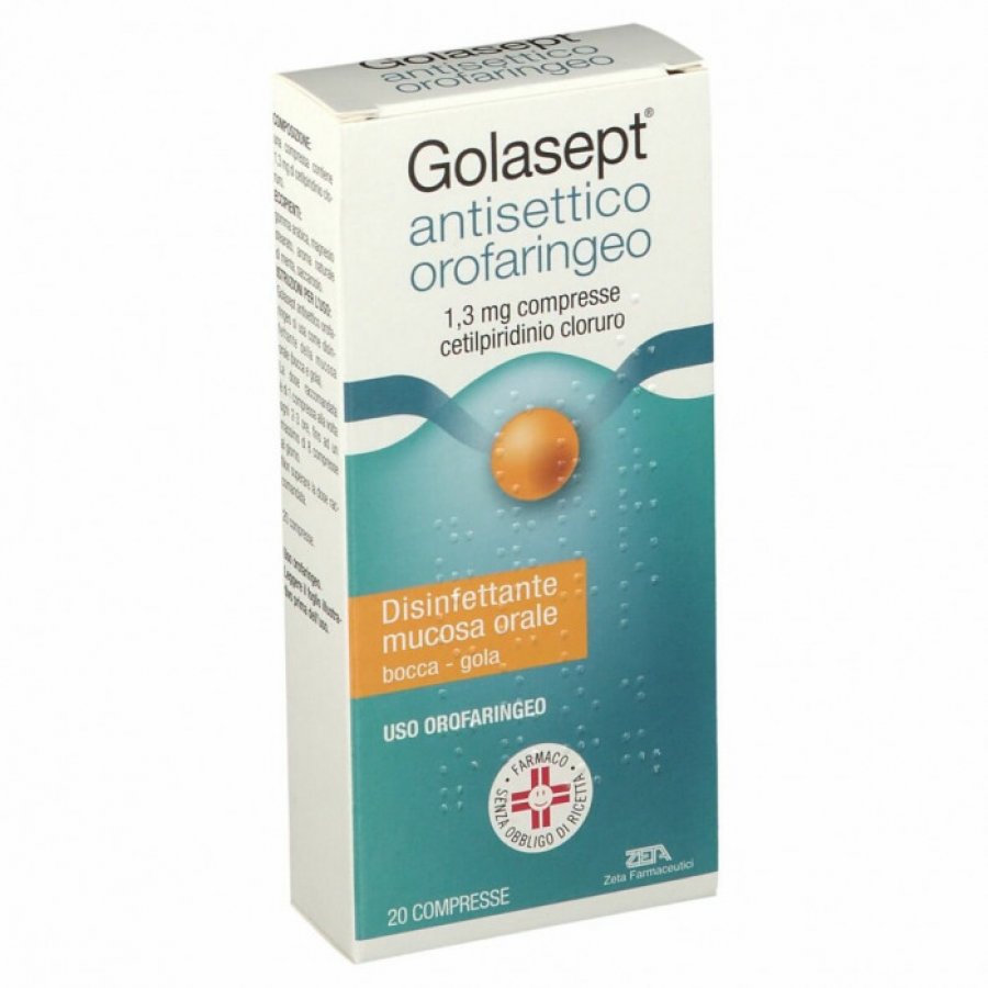 Golasept - Antisettico Orofaringeo 20 Compresse 1,3 mg