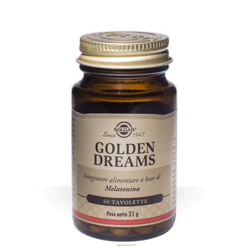 Solgar - Golden Dreams 60 Tavolette per un Sonno Riposante e un Benessere Notturno