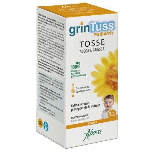 Aboca, Grintuss Pediatric Sciroppo Bambini, 180 g