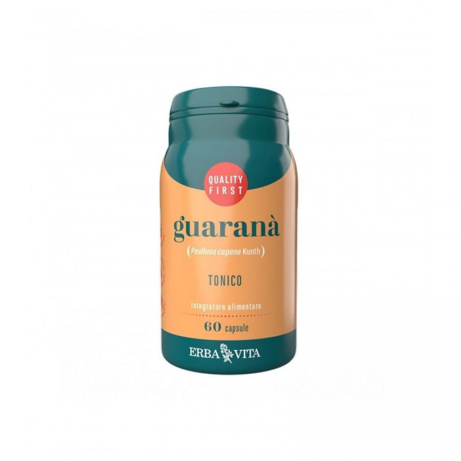 Erba Vita Guaranà 60 Capsule - Integratore alimentare ad effetto energetico