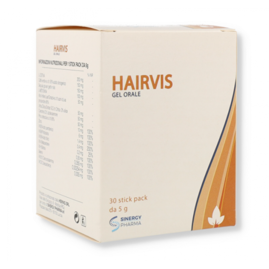 Hairvis Plus 30 Stickpack da 5g - Integratore per la Salute dei Capelli e del Cuoio Capelluto