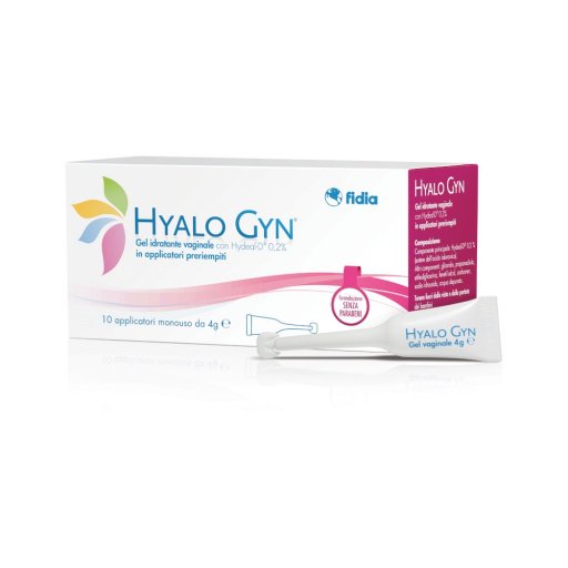 Fidia, HyaloGyn Gel Idratante Vaginale, 10 Applicatori Monodose