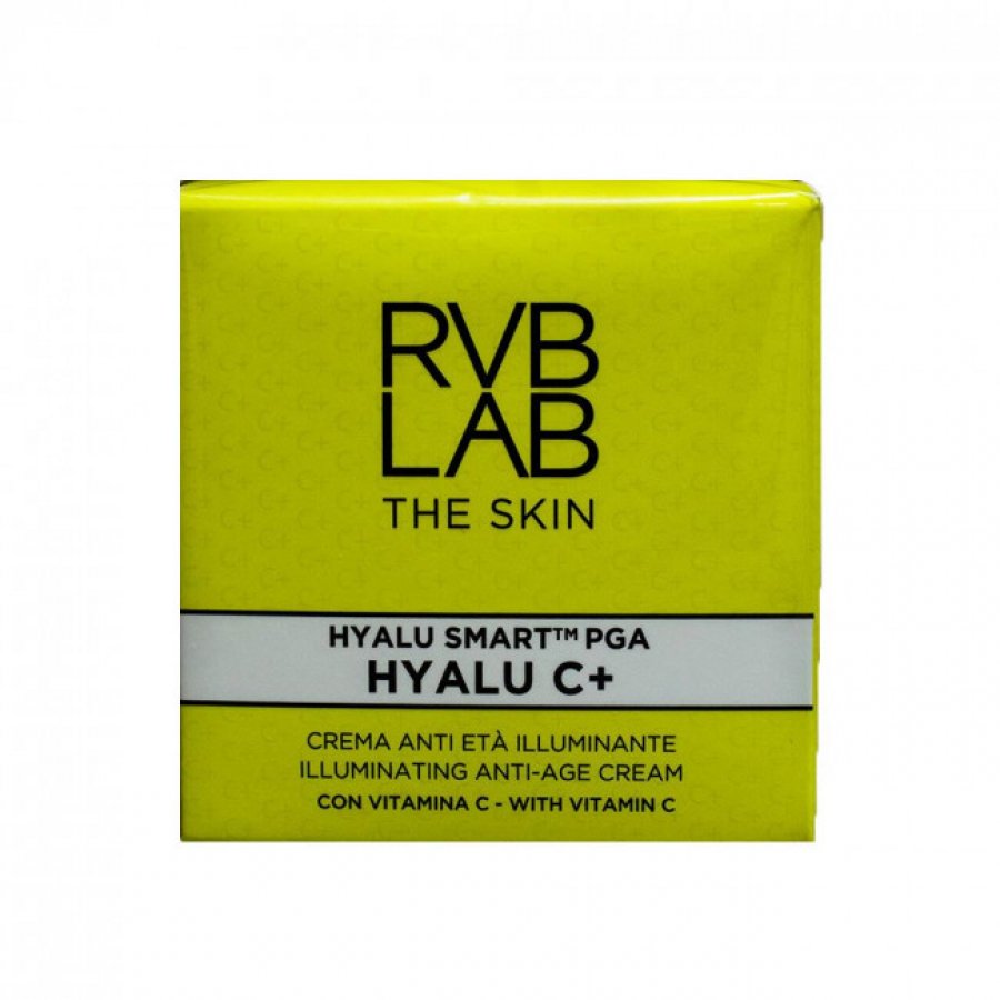 RVB LAB - Hyalu C+ Crema Antietà Illuminante 50ml - Crema Viso con Vitamina C e Acido Ialuronico