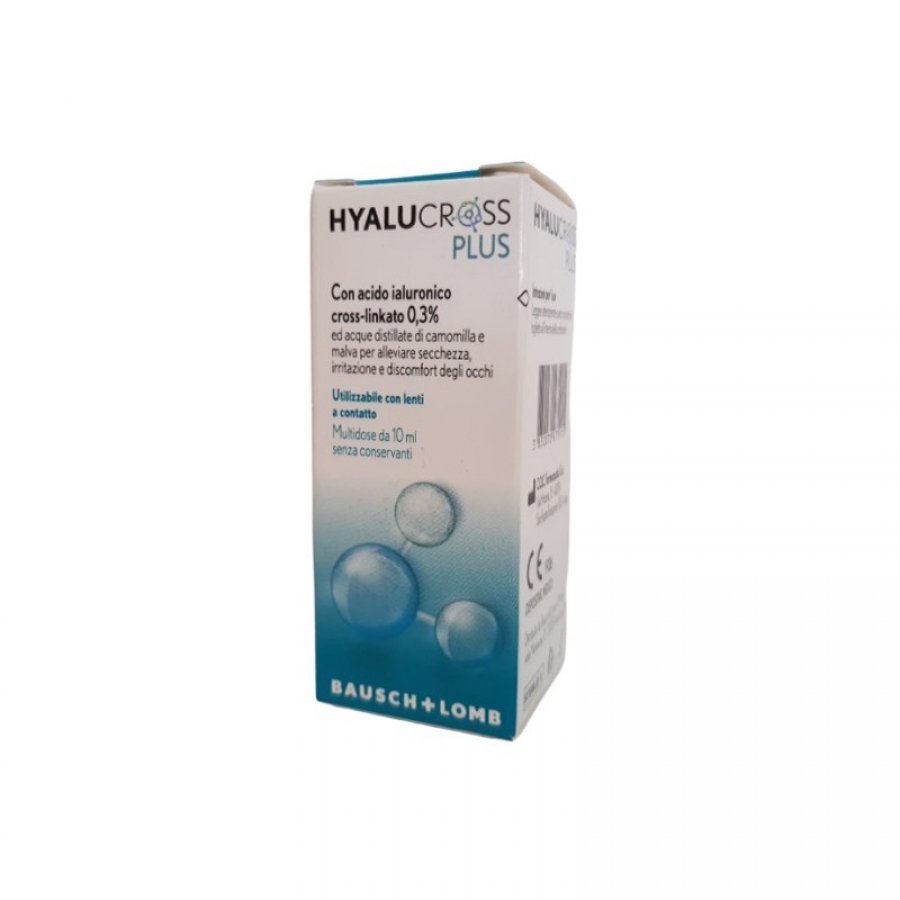 Hyalucross Plus - Gocce Oculari Per La Secchezza E L'irritazione 10 ml
