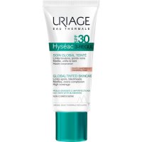 Uriage Hyséac 3-Regul - Crema Colorata Globale SPF30 40ml, Trattamento Idratante e Protettivo per Pelle Impura