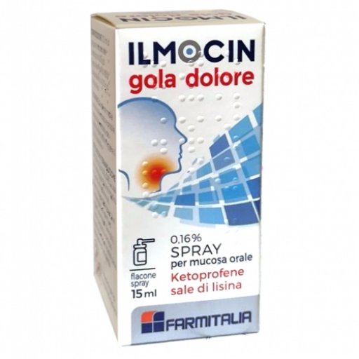 Descrizione Ilmocin Gola Dolore Spray 15ml