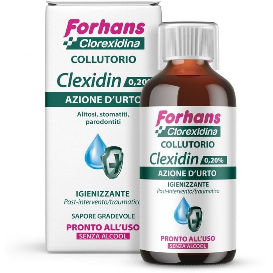 Forhans Clexidin - Collutorio 0,20 Senza Alcool 200 ml