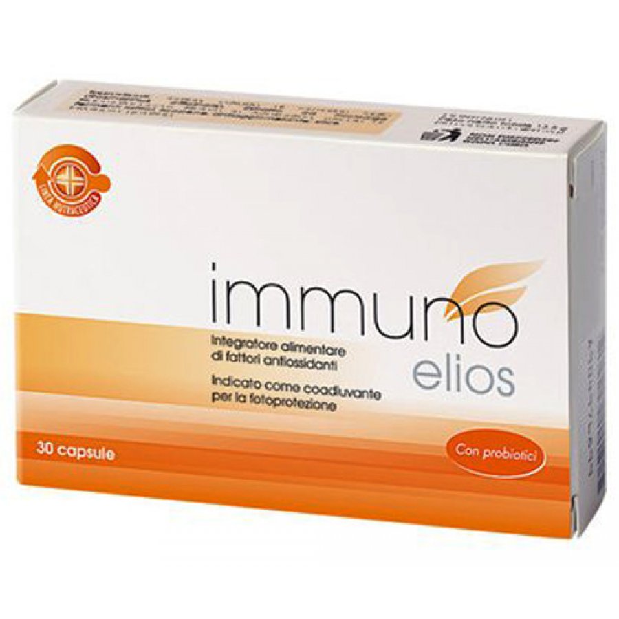 Immuno Elios - Fotoprotettore Sistemico 30 Capsule - Protezione Solare dall'Interno per una Pelle Sana