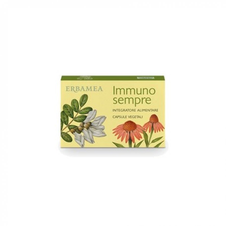Erbamea - Immunosempre 30 Capsule Vegetali - Integratore per il Sistema Immunitario