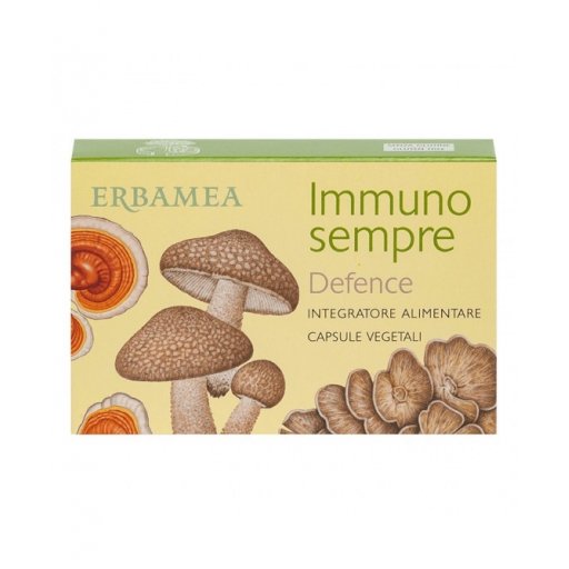 Erbamea - Immunosempre Defence 24 Capsule Vegetali - Integratore Difese Immunitarie