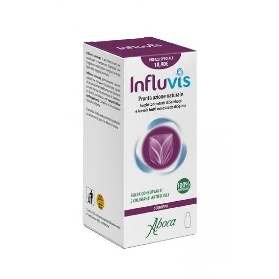 Aboca - Influvis Sciroppo Pronta Azione Naturale - Flacone da 120 g