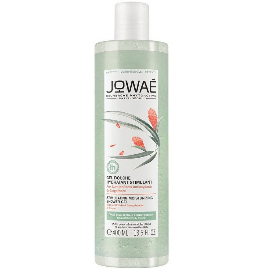 Jowae - Gel Doccia Idratante Stimolante 400ml - Gel Doccia ai Lumifenoli Antiossidanti e Zenzero