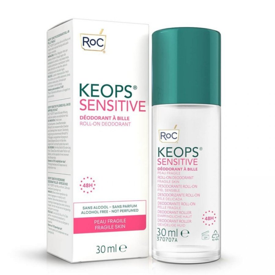 Roc - Keops Deodorante Roll-On Sensitive Pelle Sensibile 30ml
