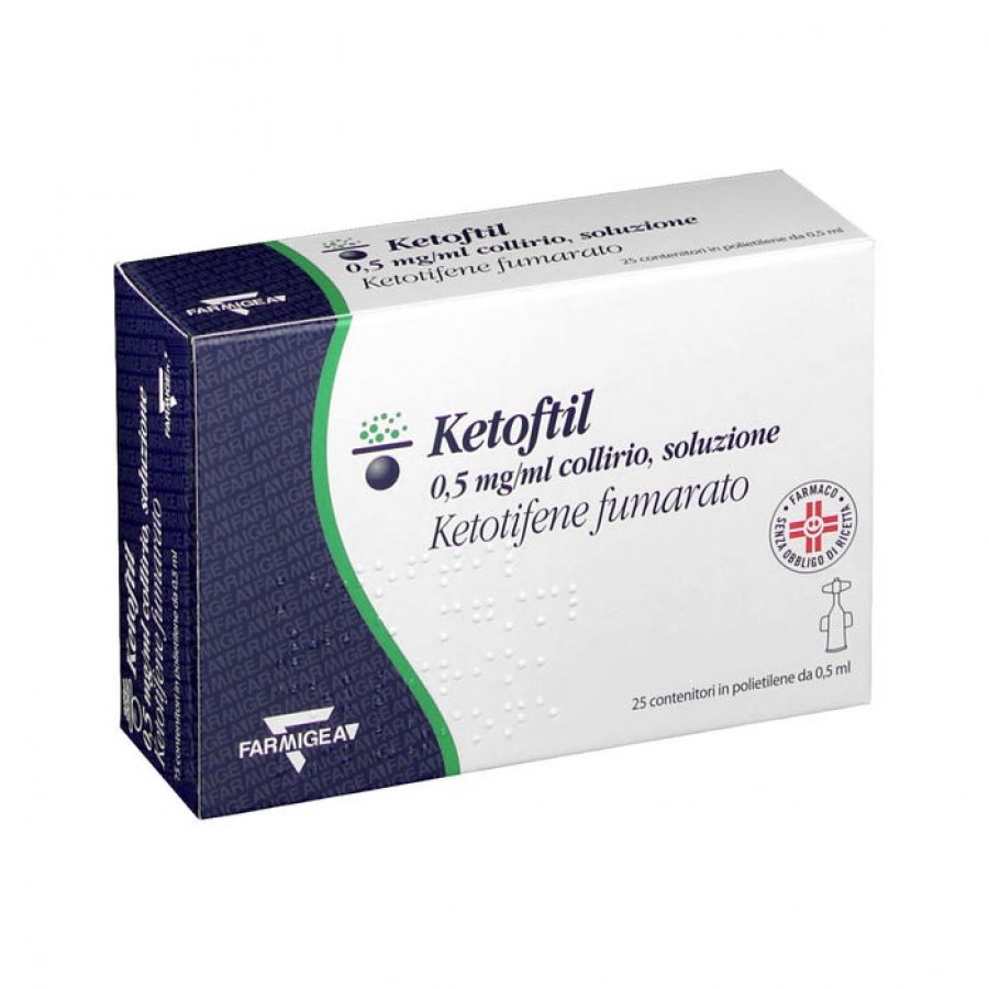 Ketoftil - Collirio 25 Monodose 0,5ml 0,5mg/ml