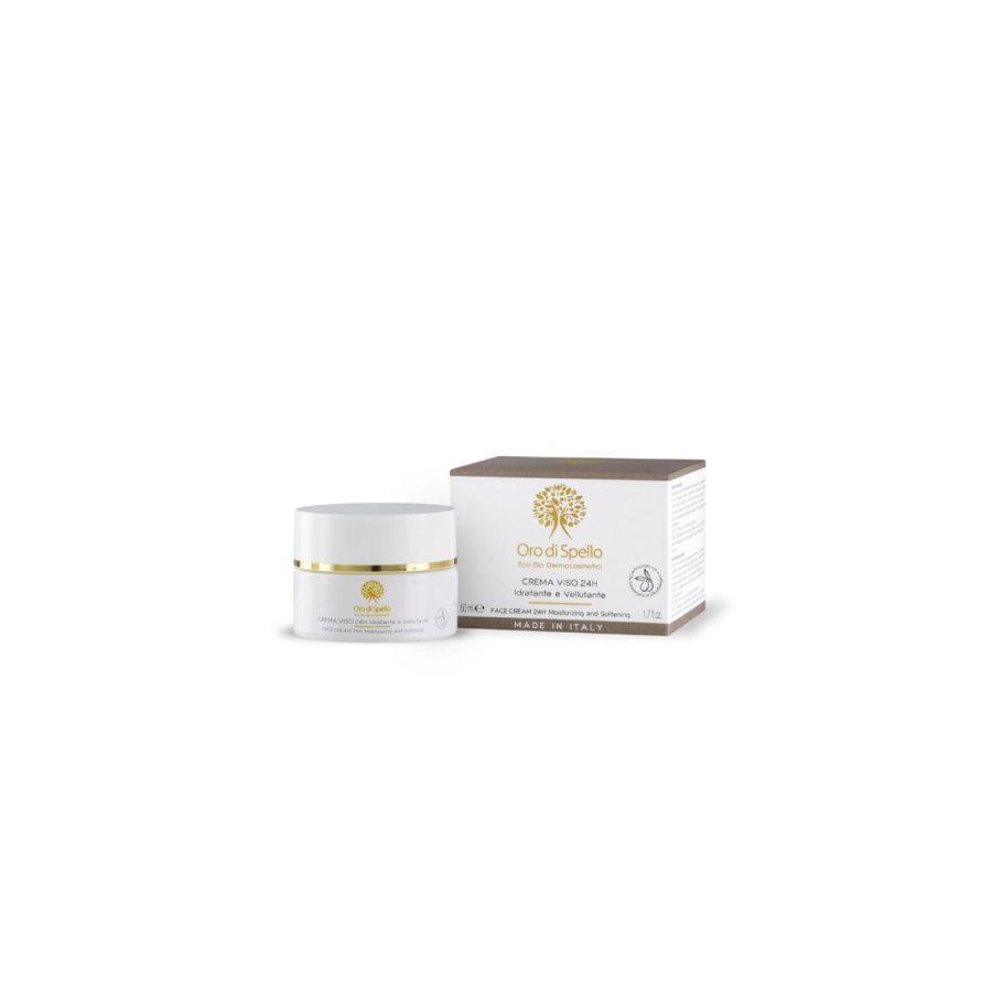Crema Idratante Oro Spello 50ml – Pelli Normali, Idratazione Naturale Viso
