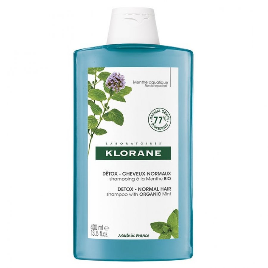 Klorane - Shampoo Menta Acquatica Bio 400 ml