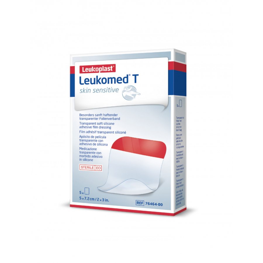 Leukomed T Skin Sensitive Medicazione Trasparente  7,2 cm x 5 cm 