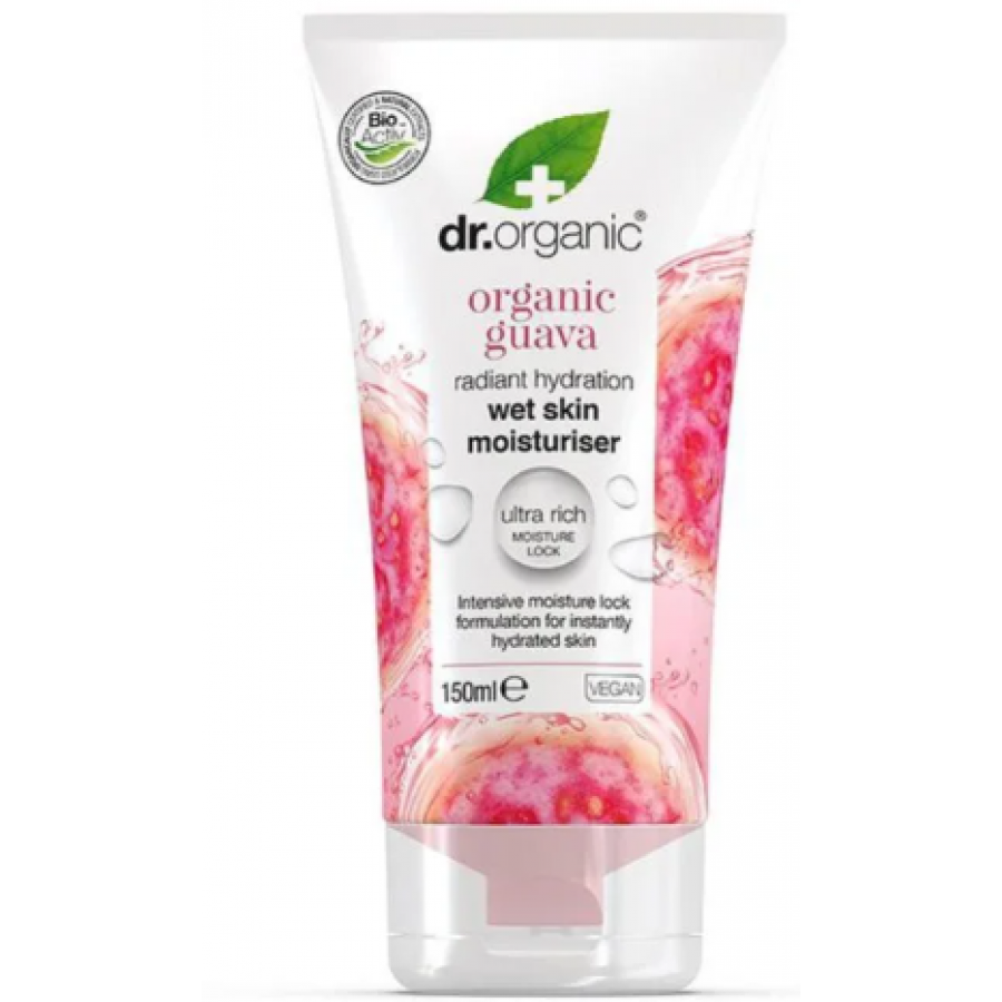 Crema Idratante Guava Wet Skin Dr Organic - Idratazione Intensa 150 ml