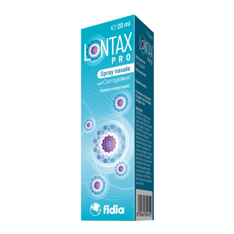 Lontax Pro - Spray Nasale 20ml per la Decongestione Nasale Istantanea