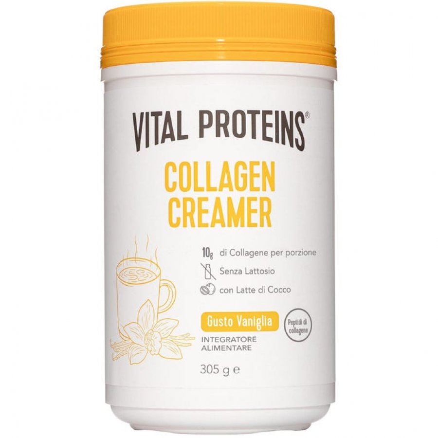 Nestlé - Vital Proteins Collagen Creamer Vaniglia 305g - Crema al Collagene Aromatizzata alla Vaniglia