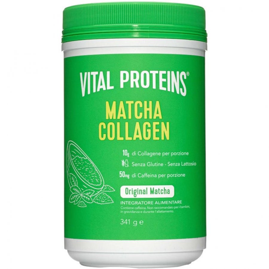Nestlé - Vital Proteins Matcha Collagen 341g - Integratore di Collagene Matcha