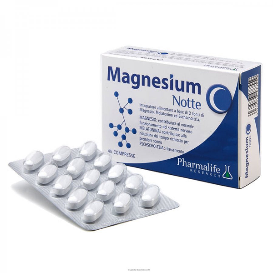 Magnesium Notte Integratore Alimentare 45 Compresse