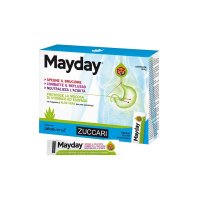 Zuccari Mayday Sospensione Orale alla Menta 12 Bustine 10ml - Trattamento per Reflusso Gastro-Esofageo Zuccari Mayday Sospensione Orale alla Menta 12 Bustine 10ml - Trattamento per Reflusso Gastro-Esofageo