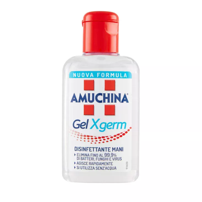 Amuchina Gel X-Germ 80 ml – Gel Disinfettante Mani Antibatterico e Virucida