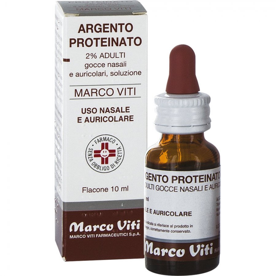 Argento Proteinato - Marco Viti 2% - 10ml Uso Nasale ed Auricolare