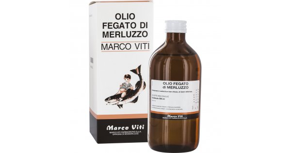 Olio Di Fegato Di Merluzzo Confezione 500 ml
