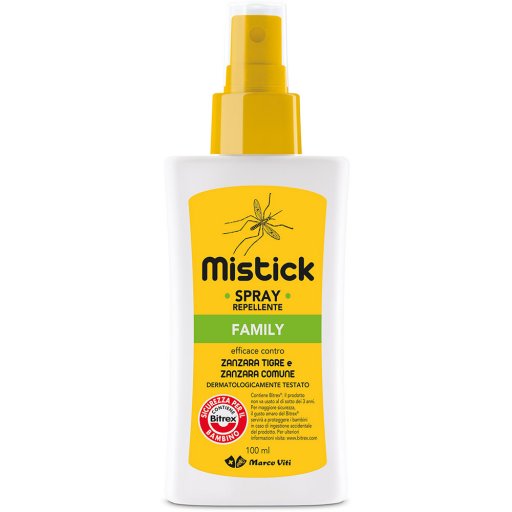 Mistick Spray Repellente Family 100ml - Protezione Efficace per Tutta la Famiglia