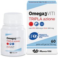 Massigen Omega 3 60 Perle Softgels - Integratore di Acidi Grassi Omega-3
