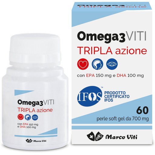 Omega 3 60 Perle Softgels - Integratore di Acidi Grassi Omega-3