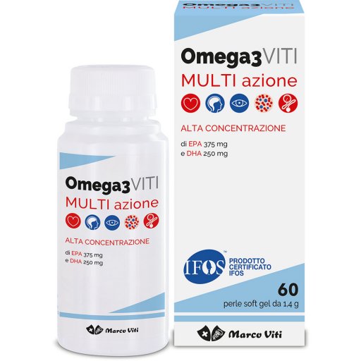 Omega 3 Viti Multi Azione - 60 Perle