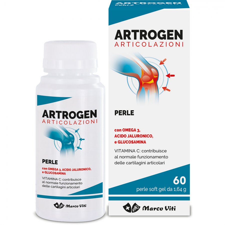 Artrogen Articolazioni - 60 Perle Soft Gel Marco Viti: Integratore per il Benessere delle Articolazioni