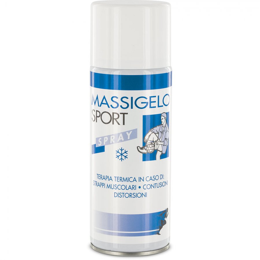Massigelo Sport Spray 400ml - Gel Sportivo Rinfrescante per il Recupero Muscolare