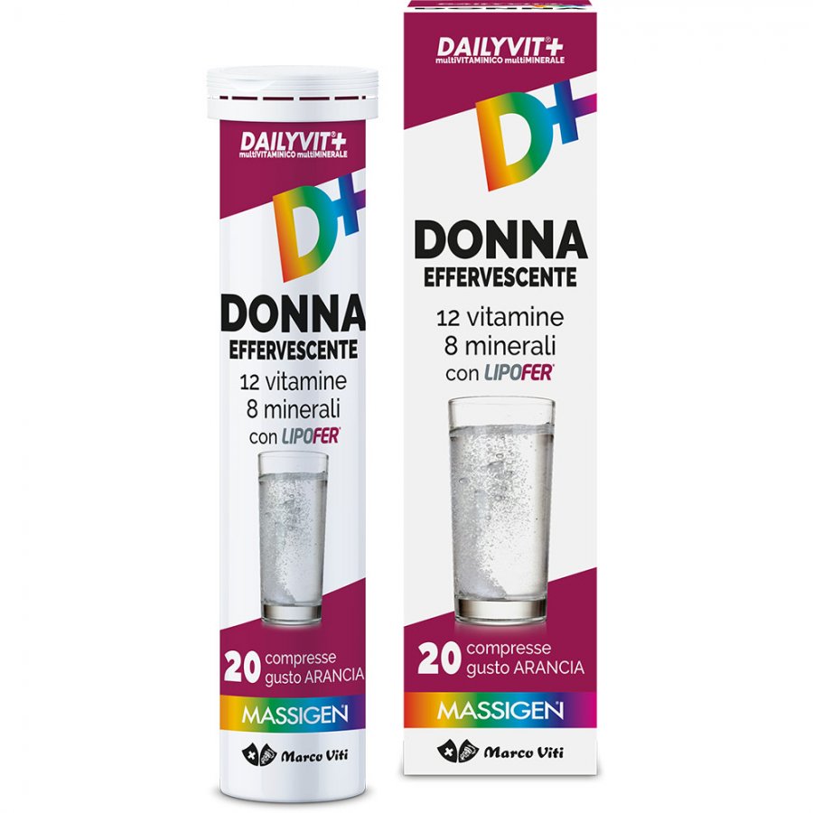Massigen Dailyvit+ Donna - 20 Compresse Effervescenti