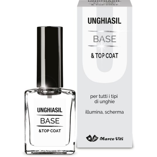 Unghiasil Base & Top Coat 10ml - Protezione e Lucentezza per le Tue Unghie