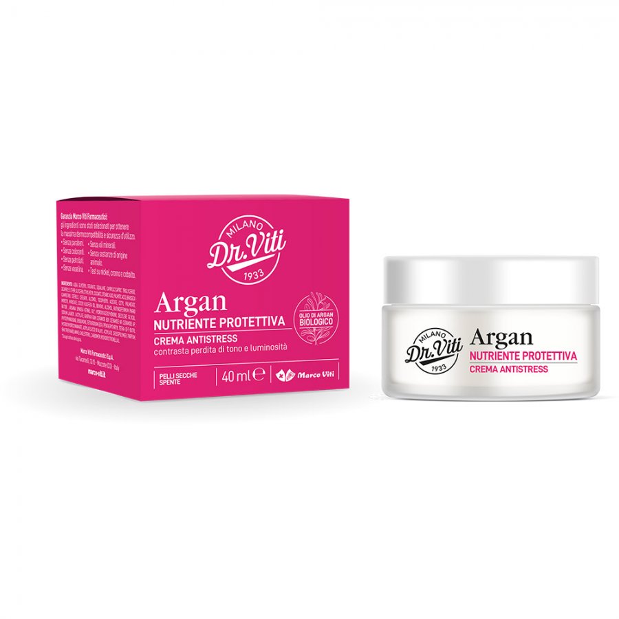 Argan Crema Viso Nutriente 40ml - Idratazione Intensa per una Pelle Luminosa