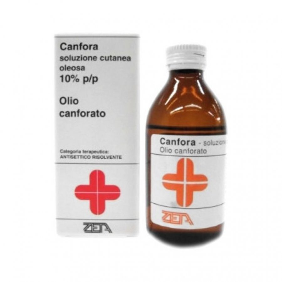 Canfora Zeta 10% Soluzione Oleosa 100 ml - Olio di Canfora per Uso Esterno