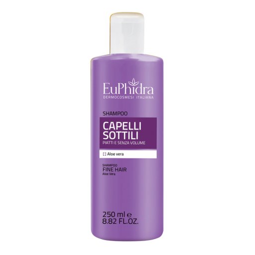 Euphidra Shampoo Capelli Sottili 250ml - Delicatezza e Leggerezza per Capelli Soffici